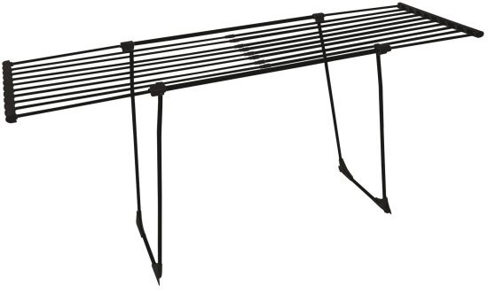 מתקן כביסה מתרחב דגם CasaFlex מבית Buona Casa - שטח תלייה של עד 20 מטר - צבע שחור