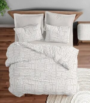 375044_b_1.jpg סט מצעים 6 חלקים פרקל 100% כותנה 160x200 ס''מ סדרת Exclusive מבית Homestyle - דגם Billy