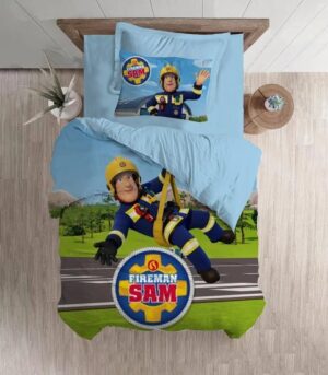 375142_b_1.jpg סט מצעים 3 חלקים 100% מיקרופייבר 120x200 ס''מ מבית Homestyle - דגם Fireman Sam Drop