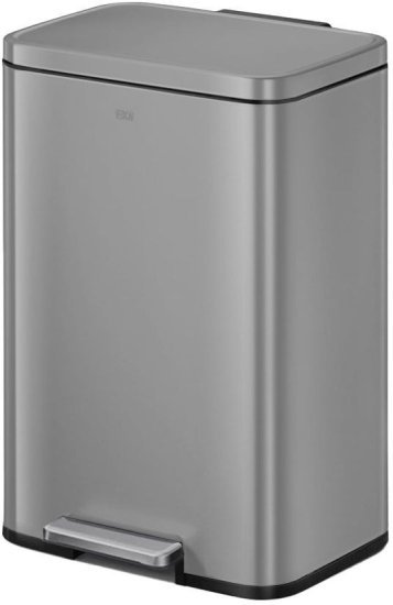 פח אשפה מרובע 50 ליטר דגם Medison מבית Eko - צבע אפור