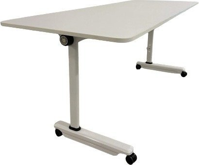 שולחן משרדי מתקפל 160x70 ס''מ דגם Sydney מבית Ergotop - צבע לבן