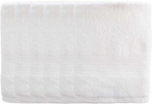 6 מגבות גוף 100% כותנה 70x130 ס''מ סדרת Classico מבית Vardinon - לבן