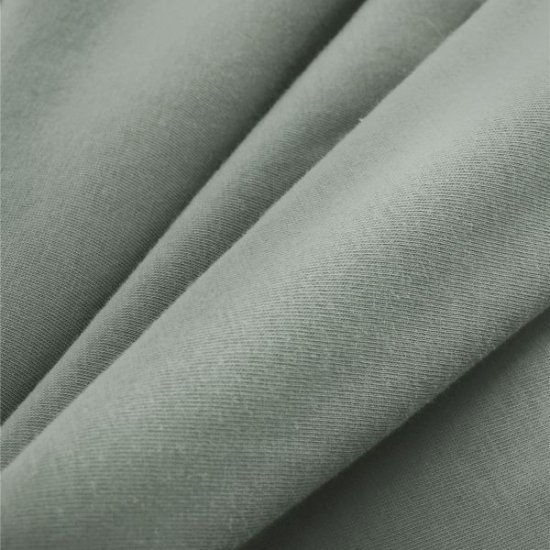 ציפה לשמיכה זוגית ג'רסי 100% כותנה 200x220 ס''מ מבית Vardinon - ירוק מרווה