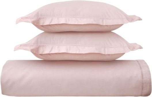 סט מצעים 4 חלקים 100% כותנה מצרית 180x200 ס''מ דגם Cleopatra מבית Vardinon - ורוד