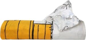 סט מצעים 2 חלקים 100% כותנה 70x140 ס''מ Vardinon - דגם Snoopy Rest