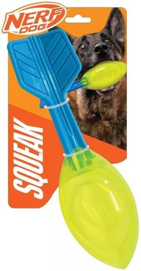 כדור משחק וורטקס לכלב מבית Hasbro - Nerf Dog - ירוק / כחול