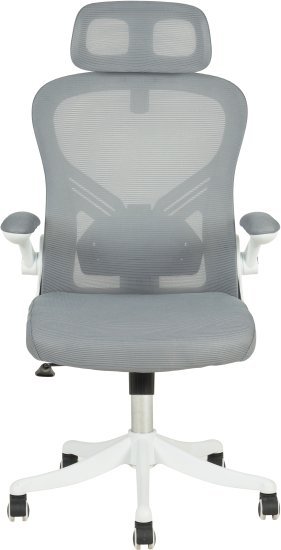 384013_b_1.jpg כיסא מחשב משרדי מתכוונן מבית Step Up - דגם 7005 - צבע אפור / לבן