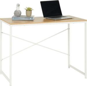 384085_b_1.jpg שולחן כתיבה 100 ס''מ דגם 1202 Step Up - צבע לבן / עץ