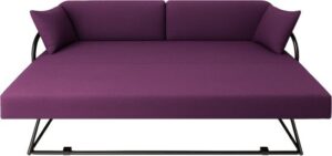 384267_b_1.jpg ספת נוער נפתחת למיטה זוגית עם מנגנון על קל וארגז מצעים King Comfort - צבע סגול