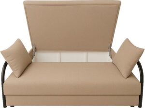 ספה נפתחת עם ארגז מצעים דגם שיר King Comfort - צבע בז׳