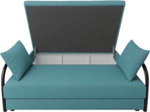 ספה נפתחת עם ארגז מצעים דגם שיר King Comfort - צבע תכלת