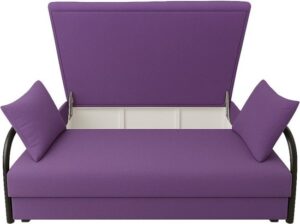 ספה נפתחת עם ארגז מצעים דגם שיר King Comfort - צבע סגול