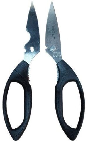 מספריים פריקות למטבח 21.5 ס''מ Wolf מבית Kretzer Solingen - צבע שחור