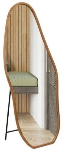 מראה אמורפית סטנד רגל 80x180 ס''מ StarShop - מסגרת עץ