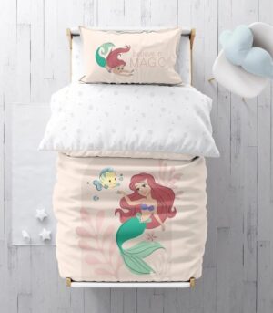 390440_b_1.jpg סט מצעים 3 חלקים 100% כותנה 70x130 ס''מ מבית Homestyle - בת הים הקטנה במצולות