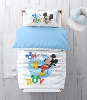 390455_b_1.jpg סט מצעים 3 חלקים 100% כותנה 70x130 ס''מ מבית Homestyle - מיקי בוי