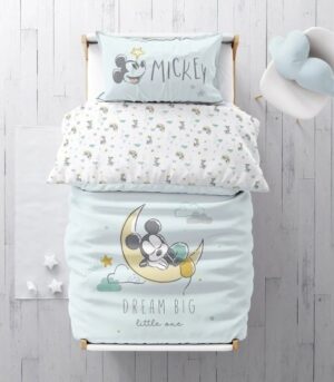 סט מצעים 3 חלקים 100% כותנה 70x130 ס''מ מבית Homestyle - מיקי חלומות נעימים