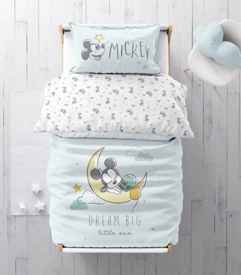 סט מצעים 3 חלקים 100% כותנה 70x130 ס''מ מבית Homestyle - מיקי חלומות נעימים