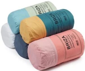 392030_b_1.jpg שמיכת מזגן (קיצית) זוגית 200x220 ס''מ דגם Briza מבית Homestyle - צבע ירוק בהיר