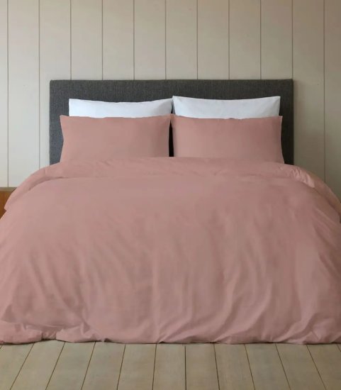 סדין 100% כותנה למיטה בגודל 120x200 ס''מ סדרת Mix And Match מבית Homestyle - ורוד