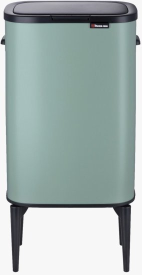 פח אשפה בנפח 53 ליטר דגם Calabria מבית Buona Casa + מארז 20 שקיות אשפה מתנה - צבע ירוק מרווה