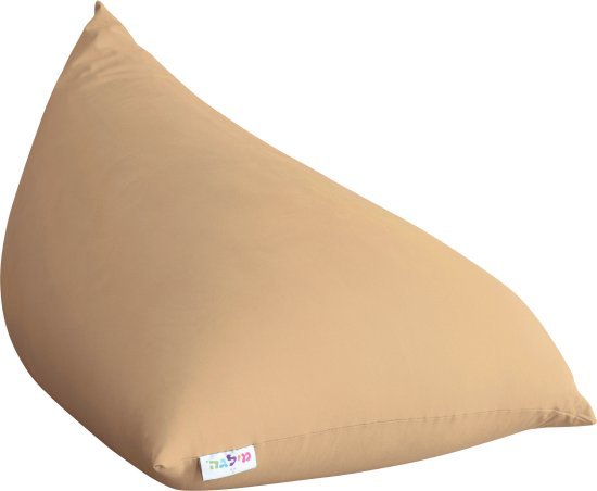 יוגיפוף פירמידה 85x130 XL ס''מ מבית מילגה - צבע קפוצ'ינו