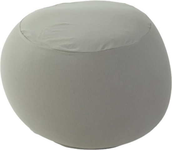 פופי עגול 60 ס''מ מבית מילגה - צבע אפור בהיר