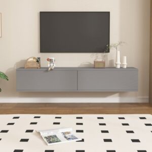 394326_b_1.jpg מזנון טלוויזיה צף ברוחב 160 ס''מ דגם Eva מבית StarShop - צבע אפור