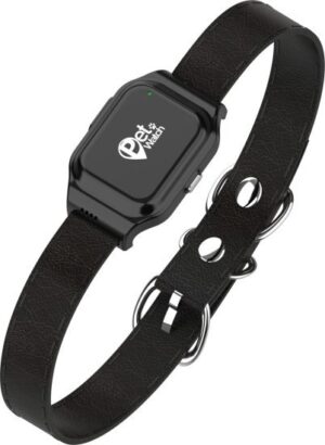 קולר לאיתור חיות מחמד 4G עם סים מובנה Kidiwatch Petwatch 2.0 - צבע כחול