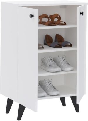 ארון נעליים 2 דלתות דגם Dolev מבית Tudo Design - צבע לבן