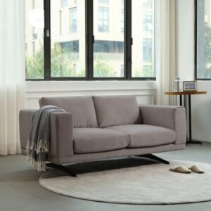 ספה דו מושבית דגם Cozy מבית Bradex - צבע אפור