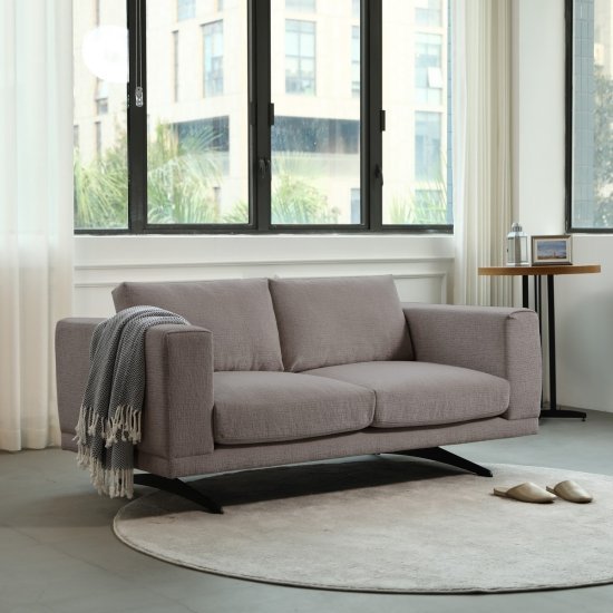 400027_b_1.jpg ספה דו מושבית דגם Cozy מבית Bradex - צבע אפור