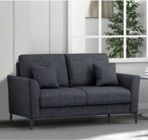 ספה דו מושבית דגם Soho מבית Bradex - צבע אפור כהה