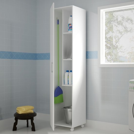 ארון שירות רב שימושי דגם Stan מבית Bradex - צבע לבן