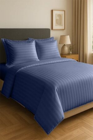 401235_b_1.jpg סט מצעים למיטה זוגית 160x200 ס''מ קולקציית בית מלון מבית Arige Gad - צבע כחול