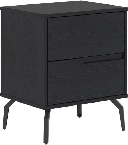 שידת לילה מעוצבת דגם 3072 מבית Step Up - צבע שחור