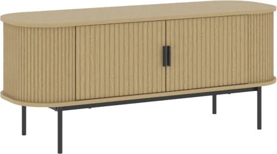 מזנון טלוויזיה מעוצב באורך 120 ס”מ דגם 4078 מבית Step Up - צבע אלון