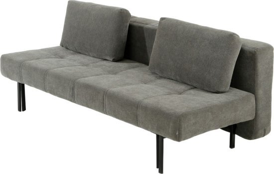 ספה תלת מושבית נפתחת למיטה וחצי דגם Donna מבית Bradex - צבע אפור כהה