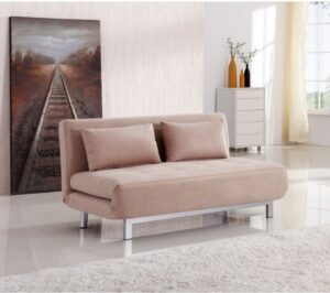 ספת אירוח דו-מושבית נפתחת למיטה זוגית דגם Harper מבית Bradex - צבע בז'