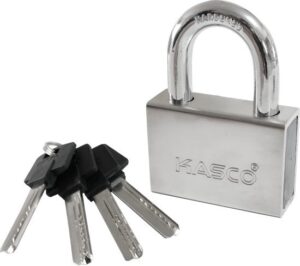 מנעול תלייה 10 מ''מ + 4 מפתחות Kasco Heavy Duty K-TL10