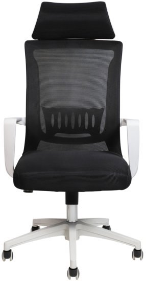410017_b_1.jpg כיסא מחשב משרדי מתכוונן מבית Step Up - דגם 7019 - צבע שחור / לבן