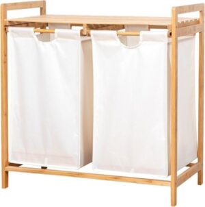 413752_b_1.jpg סל כביסה במבוק 2 תאים מבית HomeSet - צבע עץ במבוק