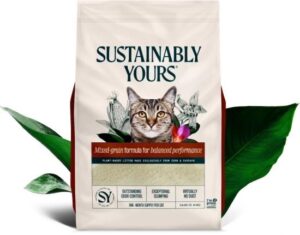 חול מתגבש לחתולים Sustainably Yours - גרגירים מעורבים - תכולה 5.9 ק''ג
