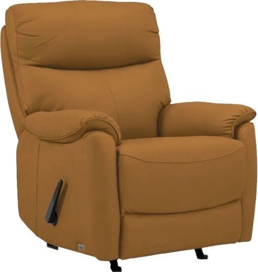 כורסת טלוויזיה מעור דגם BARCELONA מבית Dr.Gav - צבע חום