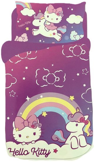 סט מצעים יחיד 90X200 הלו קיטי