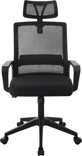 417812_b_1.jpg כיסא מחשב משרדי מתכוונן מבית Step Up - דגם 7017 - צבע שחור