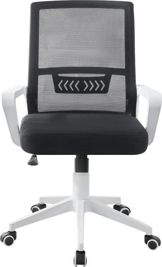 כיסא מחשב משרדי מתכוונן מבית Step Up - דגם 7018 - צבע שחור לבן