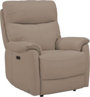 כורסת טלוויזיה חשמלית מעור דגם BARCELONA מבית Dr.Gav - צבע חאקי