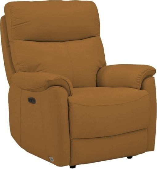 כורסת טלוויזיה חשמלית מעור דגם BARCELONA מבית Dr.Gav - צבע חום