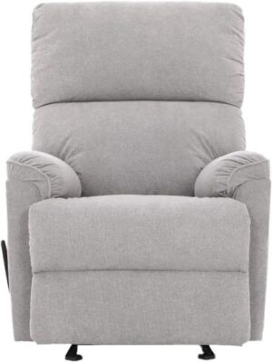 כורסת טלויזיה מבד דגם FREEDOM מבית Dr.Gav - צבע אפור בהיר